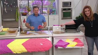 Don Aslett's Supersize 50 pc Dual Side Microfiber Cleaning Cloths on QVC