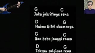 Jakko jakritinge rena, Haimo Gitel okamenga.. Garo guiter chord cover.