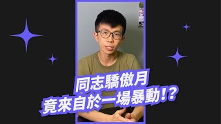 🏳️‍🌈 同志驕傲月竟來自於一場暴動！？ #shorts