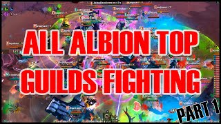 Albion l All server FIGHT l Pivas + Ifures vs POE + FAX l Part 1