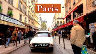 Paris France - HDR walking tour in Paris - Quartier Saint Germain des Prés , Jardin du Luxembourg