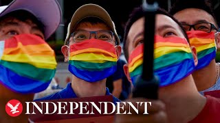 Live: Asia’s biggest LGBT pride parade takes place in Taiwan