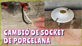 Cómo Conectar Socket de Porcelana