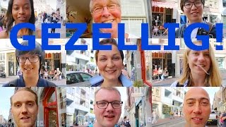 Tourists trying to say Gezellig