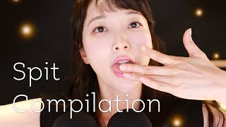 ASMR 낼름 스핏 👅🌟 1시간 모음 ( 호불호 클릭주의 )