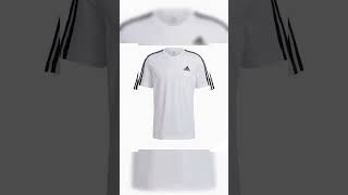 Adidas Lifestyle Essentials 3-Stripes Tee Men White  #shortvideos #shorts #short