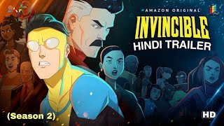Invincible (Season 2) 2024 Official Hindi Trailer | Invincible trailer in hindi | invincible hindi