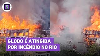 Incêndio no Projac: Fogo atinge Estúdios Globo no Rio; veja vídeos