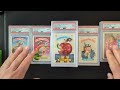 i sent vintage garbage pail kids cards to psa for grading