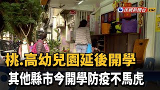 桃.高幼兒園延後開學 其他縣市今開學防疫不馬虎－民視新聞