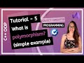 C++ OOP - What is polymorphism in programming? (simple example)