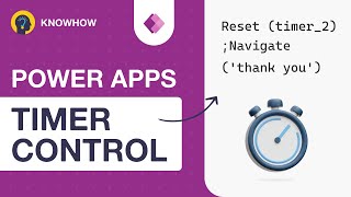 PowerApps Timer Control for Screen Transitions