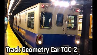 ⁴ᴷ Track Geometry Car TGC-2 leaving 145th Street