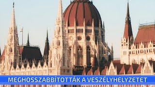 Meghosszabbították a veszélyhelyzetet