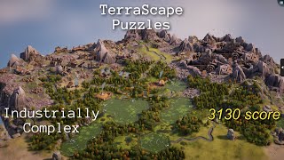 TerraScape (v 1.1.1.6) - Puzzle Terras : Industrially Complex - 3130 score (beyond gold medal)