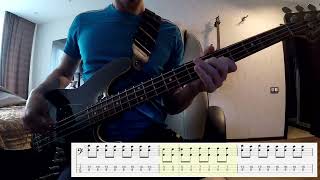 TURNSTILE - HOLIDAY cover bass tabs (WITH TABS)