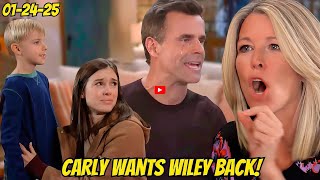 ABC Full [01-24-2025] General Hospital: Carly Fights Willow to Get Wiley Back!