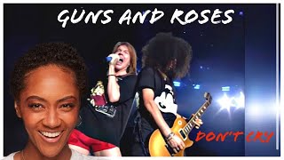 FIRST TIME REACTING TO | "Don't Cry" by GnR