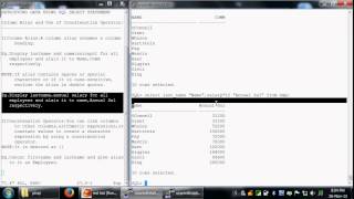 1.4 Column alias & concatenation operator