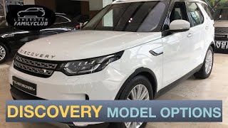 Summary of Options for Land Rover Discovery models