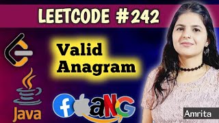 Valid Anagram | LeetCode problem 242 | Top 150 interview question series
