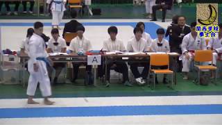 空手道 Karate 2018 小崎太碁(近畿大学) 準決勝 第６２回全日本学生個人戦 Kata