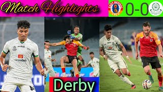 ISL Derby✴️ Eastbangal fc vs Mohammedan fc✴️All goals Match highlights 0-0