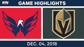 NHL Highlights | Capitals vs. Golden Knights - Dec 4, 2018