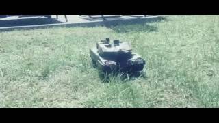 RC Battle Tank In Action