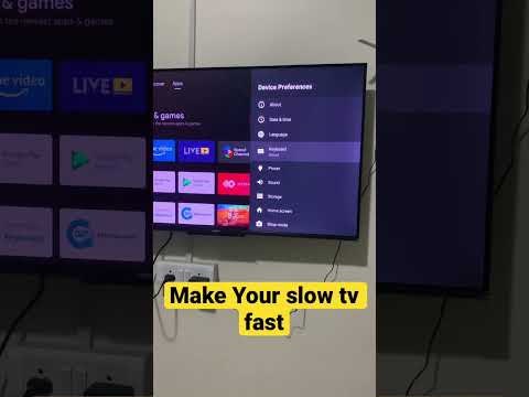 Make your Smart TV fast