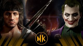 Mortal Kombat 11 - Rambo Vs The Joker (Very Hard)