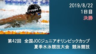 第42回JOCジュニアオリンピック夏季1日目決勝