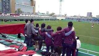 ULTRAS WASEDA　「跳ばない奴は慶應ボーイ」　（VS慶應義塾大学20100417）