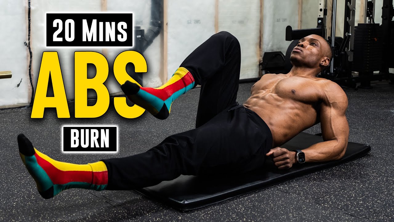 20 Minute Abs Cardio Workout No Equipment No Repeats Burn Fat