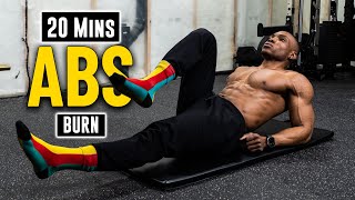 20 Minute ABs & Cardio Workout | No Equipment & No Repeats! [Burn Fat #1]