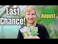 Seeds You MUST Sow In August! Last Chance! | Gardening For Beginners