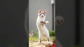 Pretty cat beautiful dance #love #dance #0472