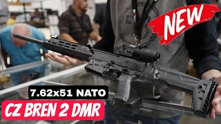 NEW! CZ Bren 2 DMR 7.62 × 51 is COMING! Taccom 2024