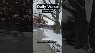 1 Verse, 1 Minute: James 5:12 #daily #bible #verseoftheday #spiritualgrowth #james #shorts #jesus