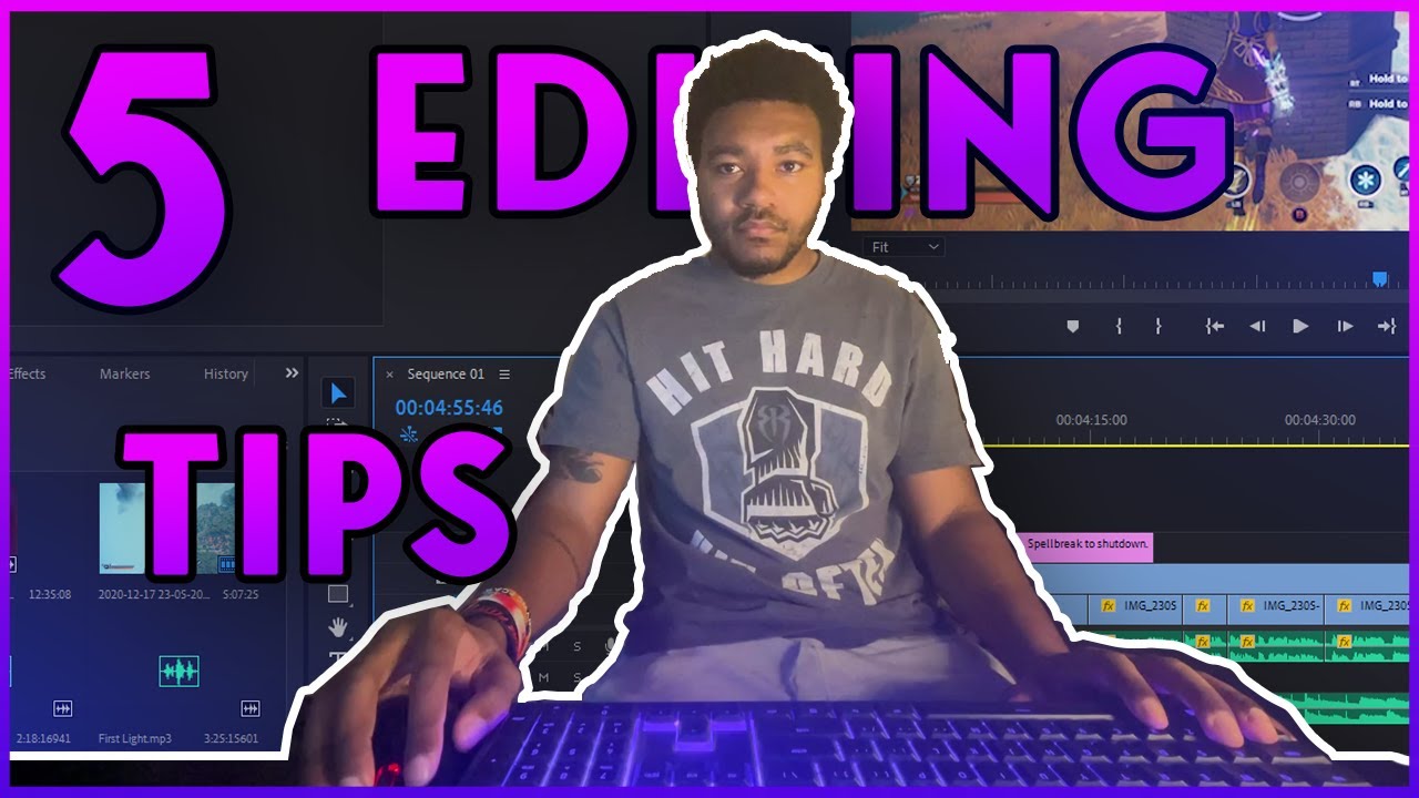 5 Editing Tips For Your 1st YouTube Video (MUST KNOW) - YouTube