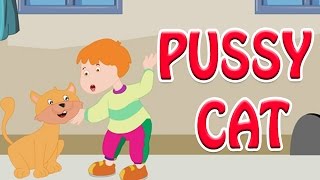 Pussycat Pussycat - Kid's Song's - Animation Nursery Rhyme in English For Children