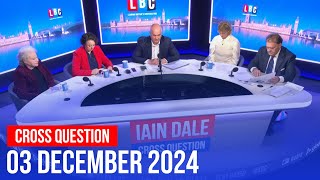 Cross Question with Iain Dale 03/12 | Watch Again