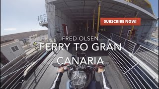 Pre Coronavirus Ferry from La Gomera to Gran Canaria - Fred Olsen