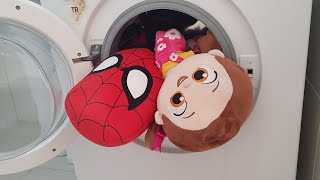 Berat Spiderman ile Niloyayı Çamaşır Makinesinde Yıkadı Fun Kids Video