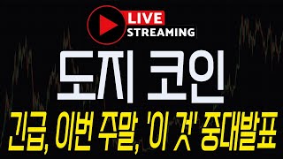 [도지코인] LIVE 긴급속보! \