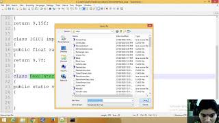 Demonstration of interface using bank example