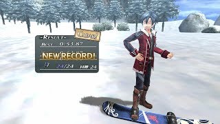 【PS4】英雄伝説 閃の軌跡2：改　スノーボード『AコースLV4』攻略【ミニゲーム】