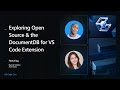 VS Code Live - Exploring Open Source & the DocumentDB for VS Code Extension
