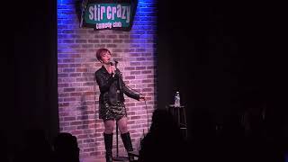 Jen Blanco at Stir Crazy for Latin Laughs in January 2024