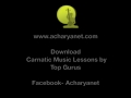 learn how to sing carnatic vocal thyagaraja krithi samayamu telisi in raga asaveri